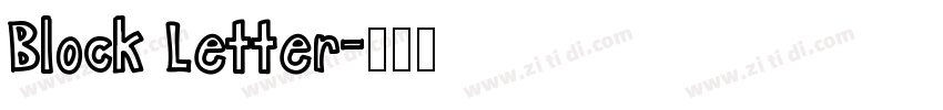 Block Letter字体转换